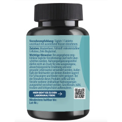 Zinc tablets, 180 tablets, 45 g Dietary supplement by Lebepur