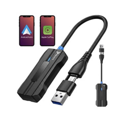 REAGLE Wireless CarPlay Android Auto Adapter USB-A/C Audio Adapter
