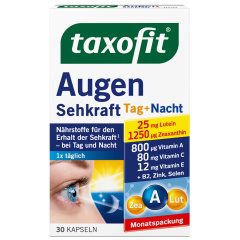 taxofit Eye Vision Day+Night Capsules 30 count, 15.3 g