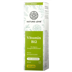 Nature Love Vitamin B12 drops, 20 ml