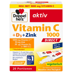 Vitamin C 1000mg + Zinc Direct 20 pcs, 60 g