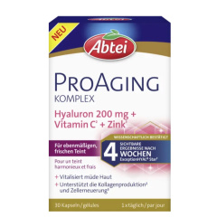 ProAging complex hyaluronic acid 200mg + vitamin C + zinc