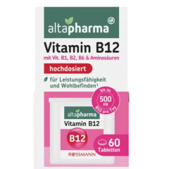 High-dose vitamin B12, 60 mini tablets