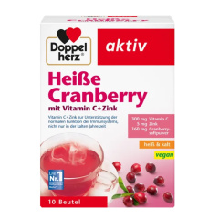 Hot cranberry with vitamin C + zinc