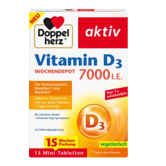 Vitamin D3 7000 IU mini tablets