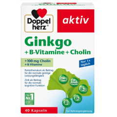 Ginkgo + B vitamins + choline capsules