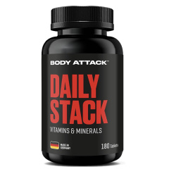 Body Attack Daily Stack - Multivitamin & Mineral Complex with Important Minerals & Vitamin