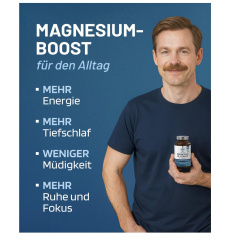 Magnesium Bisglycinate with Vitamin B6 - High Dose 1500 mg - 120 Capsules