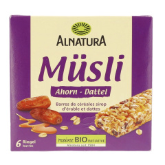 Alnatura Organic Maple Date Cereal Bar