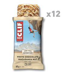 CLIF BAR White Chocolate Macadamia Nut Energy Bar 12 x 68g