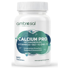 Ambrosial Calcium Pro Calcium Citrate High Dose 500 mg