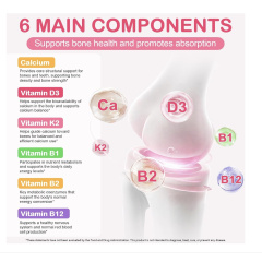 Calcium Complex with Vitamin D3, K2, B1, B2, B12 