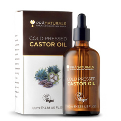 Cold Pressed Castor Oil 100 ml - 100% Pure & Vegan Oil for Hair