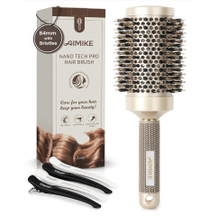 Large Round Brush for Blow-Drying for Long Hair
