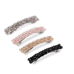 Pack of 4 Women's Hair Clips, Crystal Hair Clips Girls for Thin Hair 