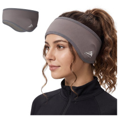 Winter Fleece Headband with Ear Warmers for Men and Women