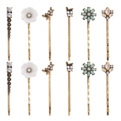 12 Pieces Vintage Hair Pins Decorative Retro Hairpins