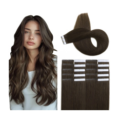 Tape Extensions Real Hair Brown 40 cm | 20 x 50 g, real hair extensions