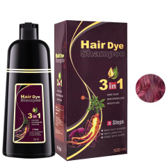 Wine Red Wine Hair Colour Shampoo for Grey Hair, Hair