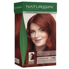 NATURIGIN 7.55 Organic Beauty Hair Colour Set medium blonde deep red