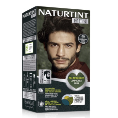 Naturtint Men Bio-Based, Ammonia-Free Permanent Colouring for Men, 100% Grey Hair & Beard Dye