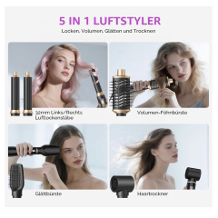 New Hairstyler 5-in-1 Air Styler Set