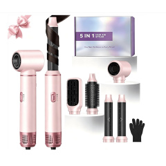Air Styler 5-in-1 Hairstyler Hair Dryer Brush with Air Curling Iron