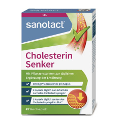  sanotact Cholesterol Reducer (45 Soft Capsules) • Naturally Lower Cholesterol Levels